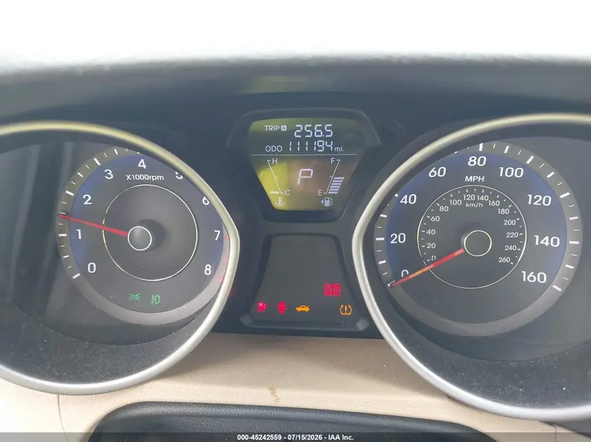 2012 HYUNDAI ELANTRA GLS (ULSAN PLANT)