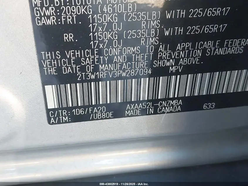 2023 TOYOTA RAV4 XLE