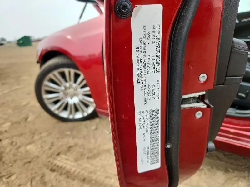2012 CHRYSLER 300 LIMITED  