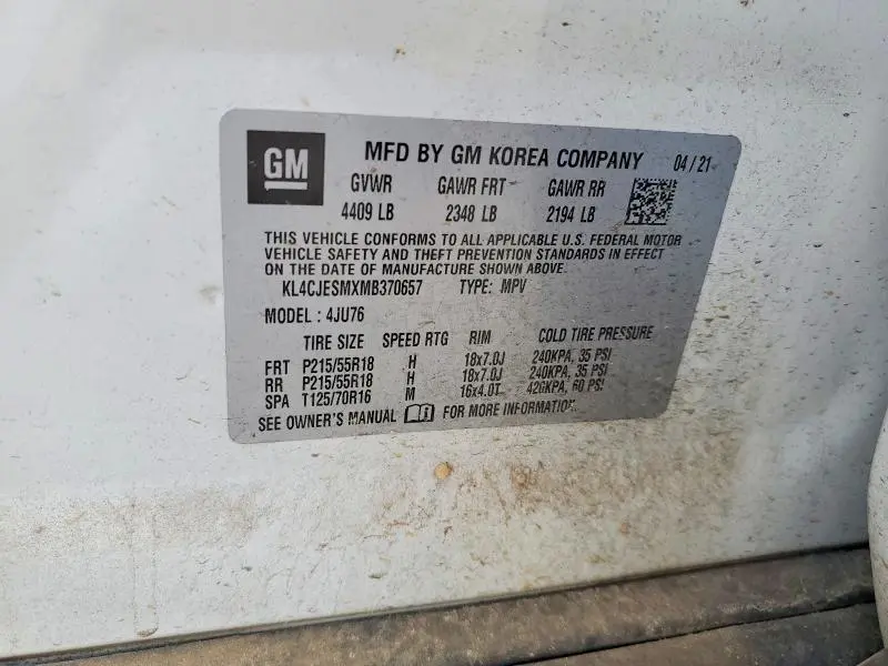2021 BUICK ENCORE PREFERRED  