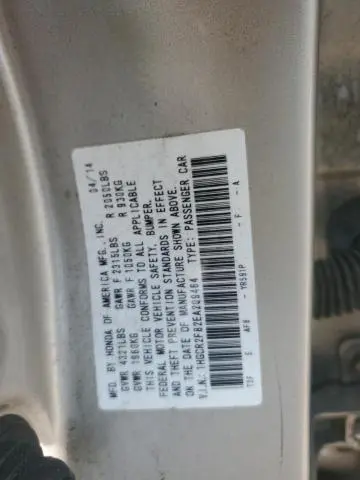 2014 HONDA ACCORD EXL  
