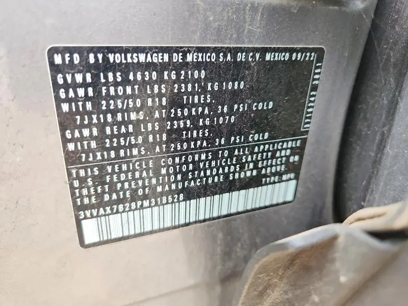 2023 VOLKSWAGEN TAOS S  