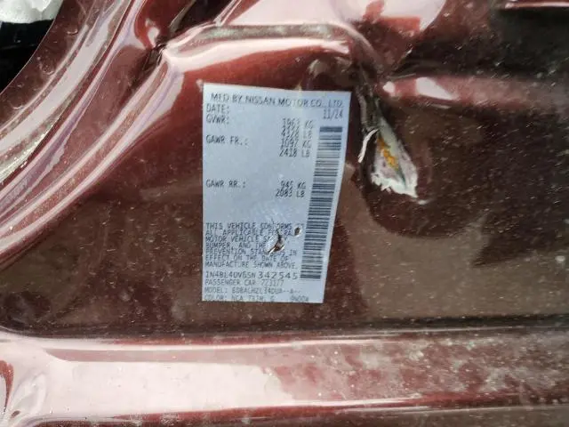 2025 NISSAN ALTIMA SV  