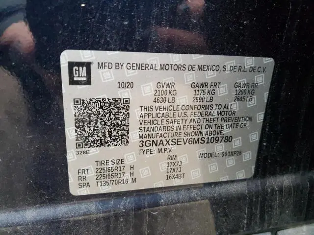 2021 CHEVROLET EQUINOX LS  