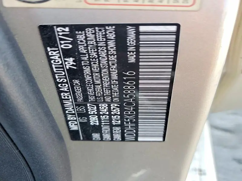 2012 MERCEDES-BENZ E 350  
