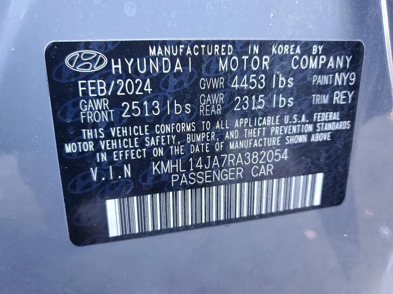 2024 HYUNDAI SONATA SEL  