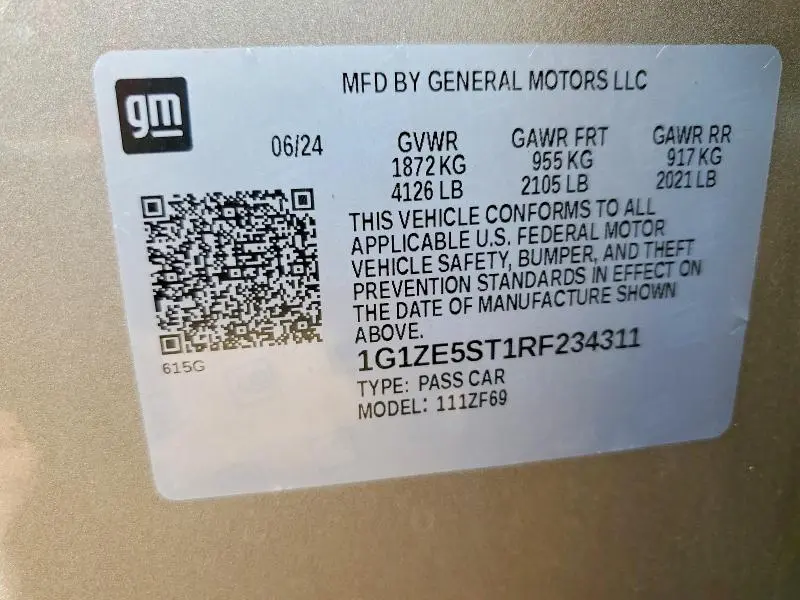 2024 CHEVROLET MALIBU PREMIER  