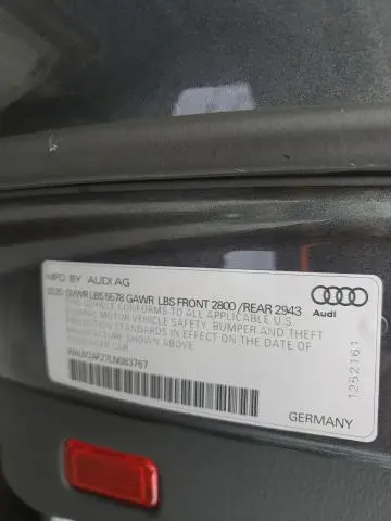 2020 AUDI A7 PRESTIGE S-LINE