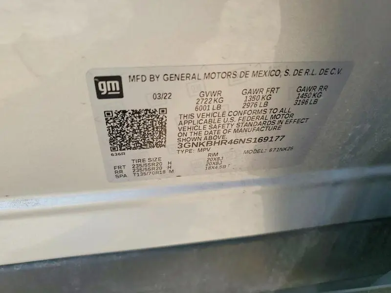 2022 CHEVROLET BLAZER 2LT  