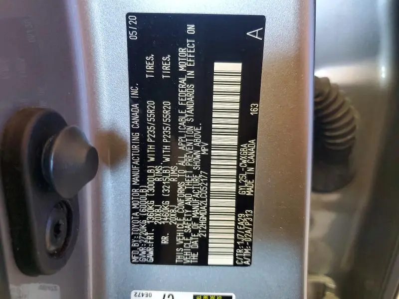 2020 LEXUS RX 450H  