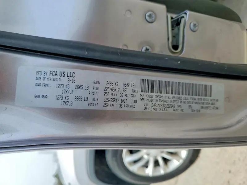 2019 JEEP CHEROKEE LATITUDE  
