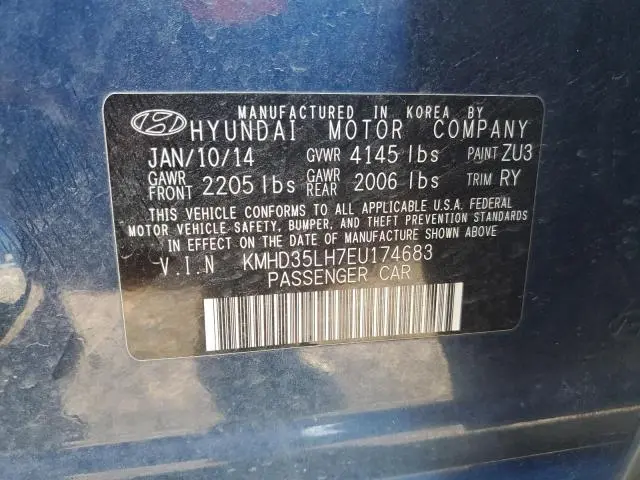 2014 HYUNDAI ELANTRA GT   