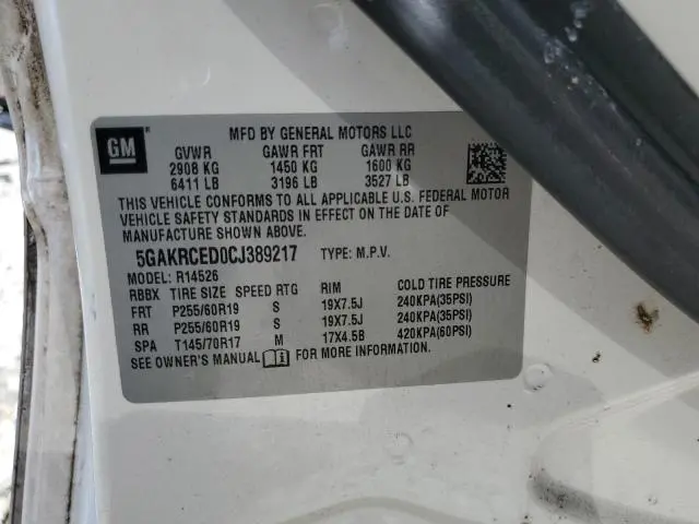 2012 BUICK ENCLAVE   