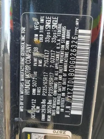 2013 HYUNDAI SANTA FE SPORT   