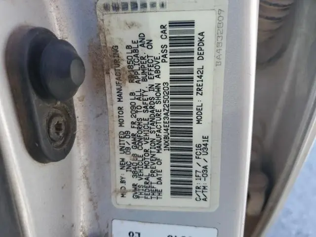2010 TOYOTA COROLLA BASE  