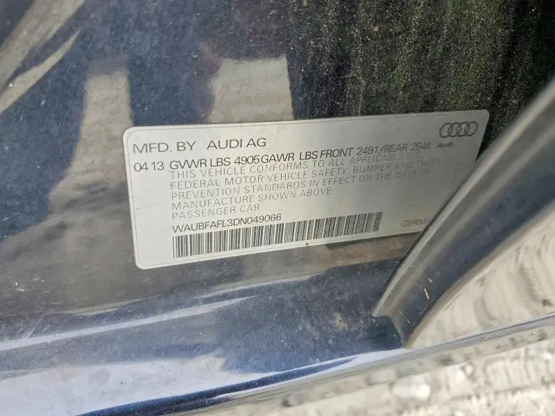 2013 AUDI A4 PREMIUM  