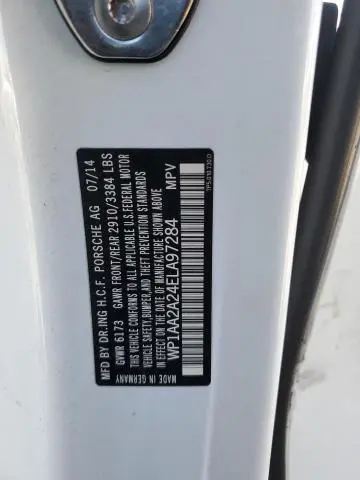 2014 PORSCHE CAYENNE   