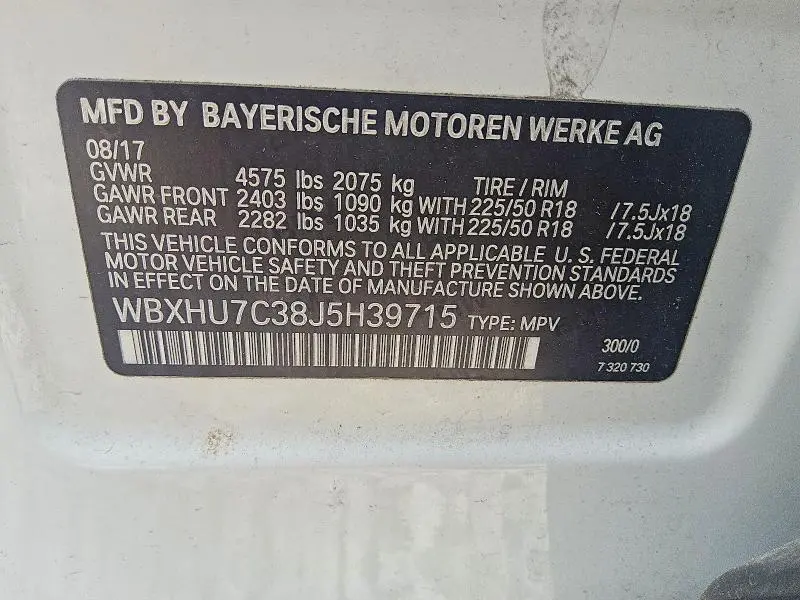 2018 BMW X1 SDRIVE28I  