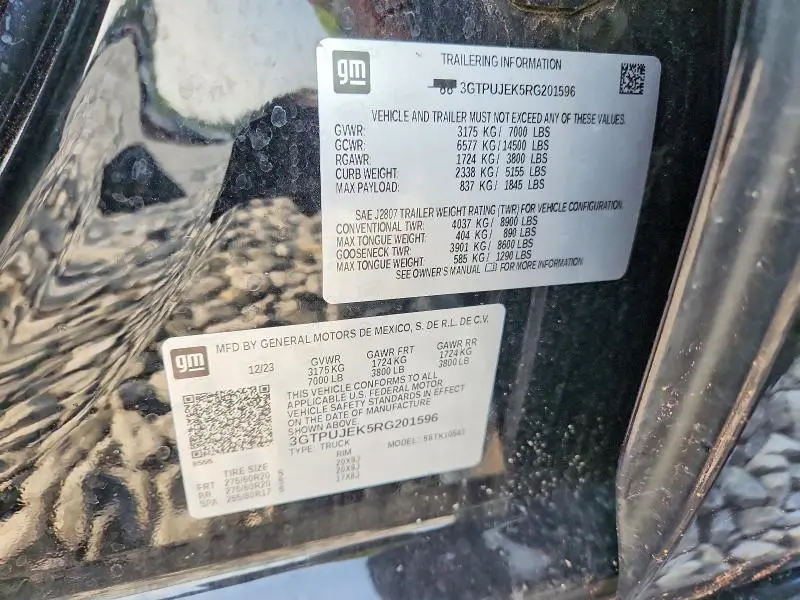 2024 GMC SIERRA K1500 ELEVATION-L  