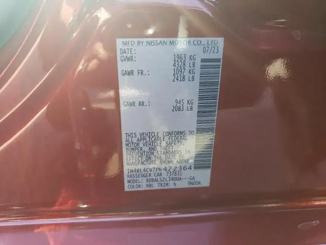 2023 NISSAN ALTIMA SR  