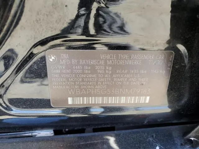 2011 BMW 328 I SULEV  