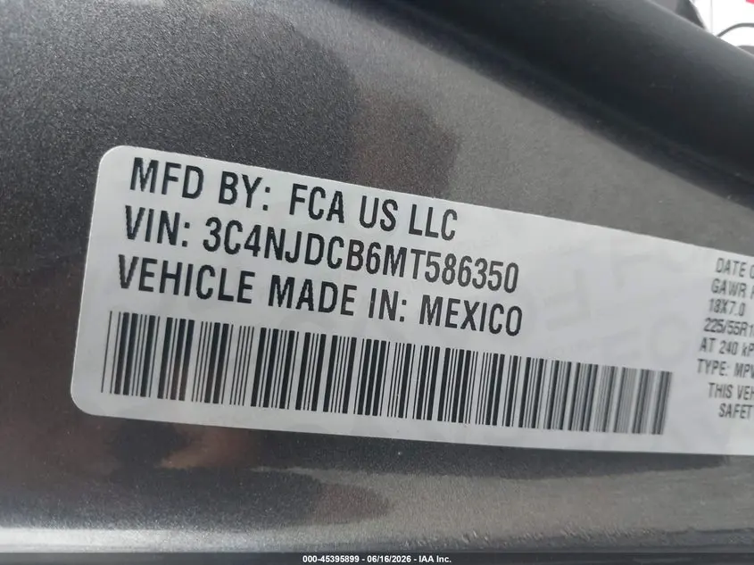 2021 JEEP COMPASS LIMITED 4X4