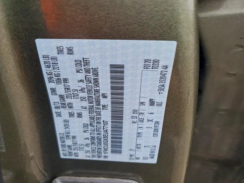 2014 FORD ESCAPE SE  