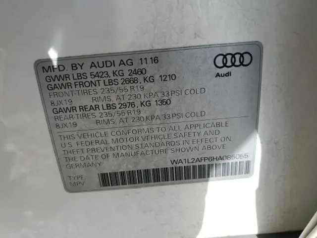2017 AUDI Q5 PREMIUM PLUS  