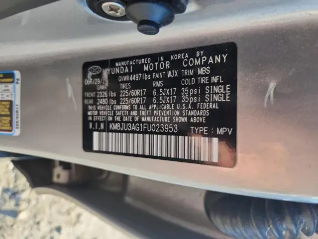 2015 HYUNDAI TUCSON LIMITED  