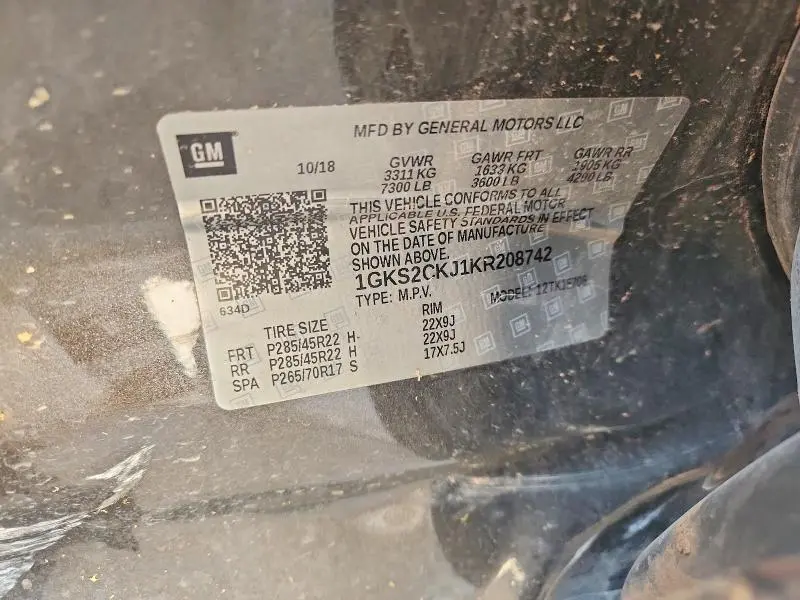 2019 GMC YUKON DENALI  