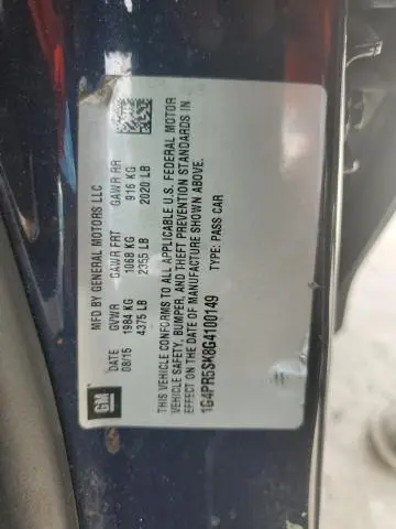2016 BUICK VERANO CONVENIENCE  