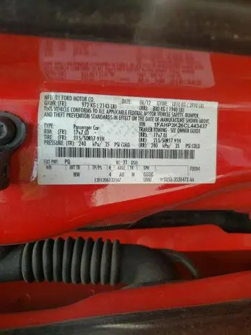 2012 FORD FOCUS SE  