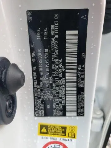 2016 TOYOTA HIGHLANDER XLE  
