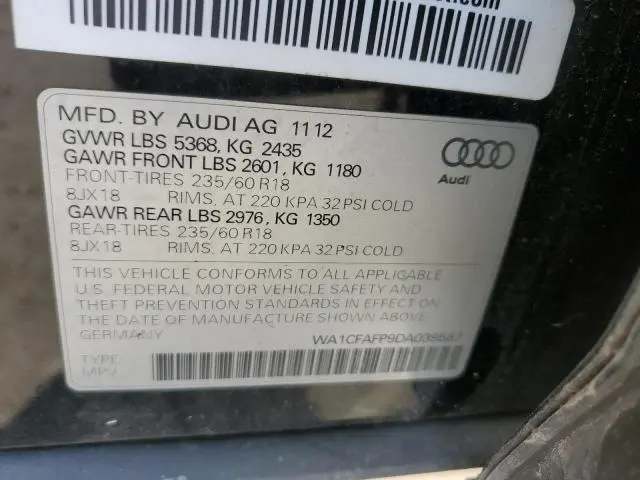 2013 AUDI Q5 PREMIUM  