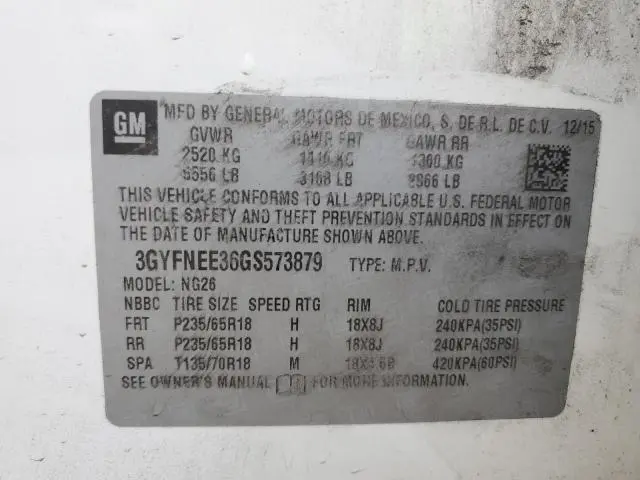 2016 CADILLAC SRX LUXURY COLLECTION  