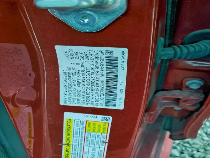 2022 HONDA CIVIC SPORT  