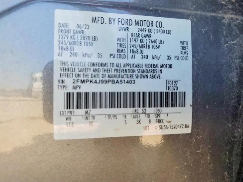 2023 FORD EDGE SEL  