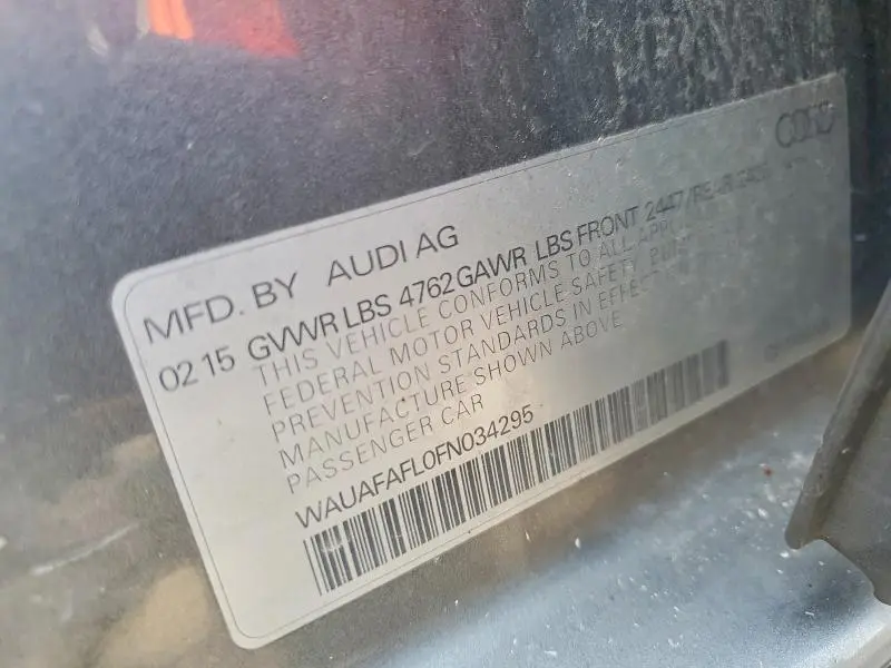 2015 AUDI A4 PREMIUM  