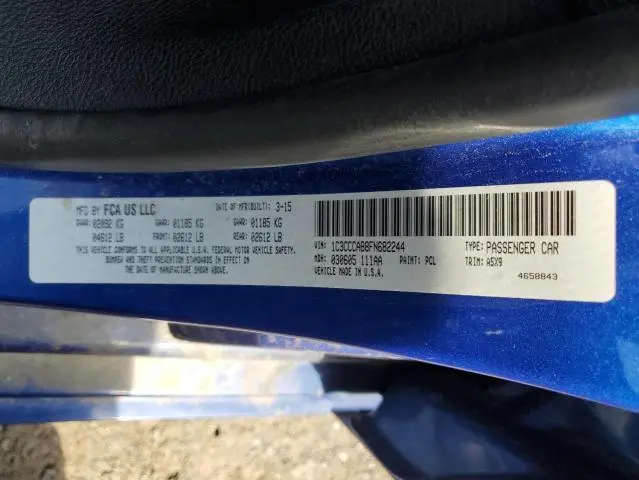 2015 CHRYSLER 200 LIMITED  