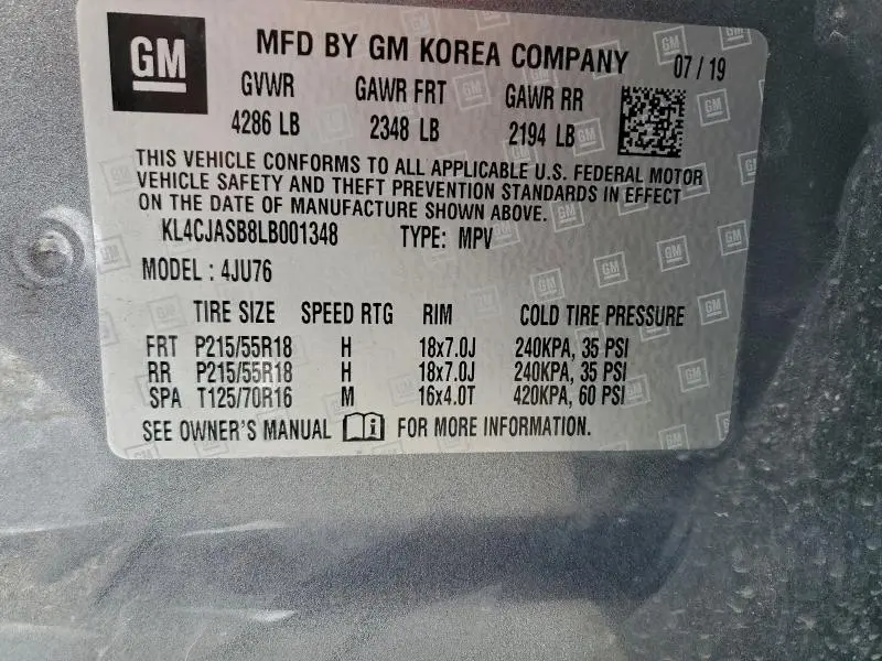 2020 BUICK ENCORE PREFERRED  