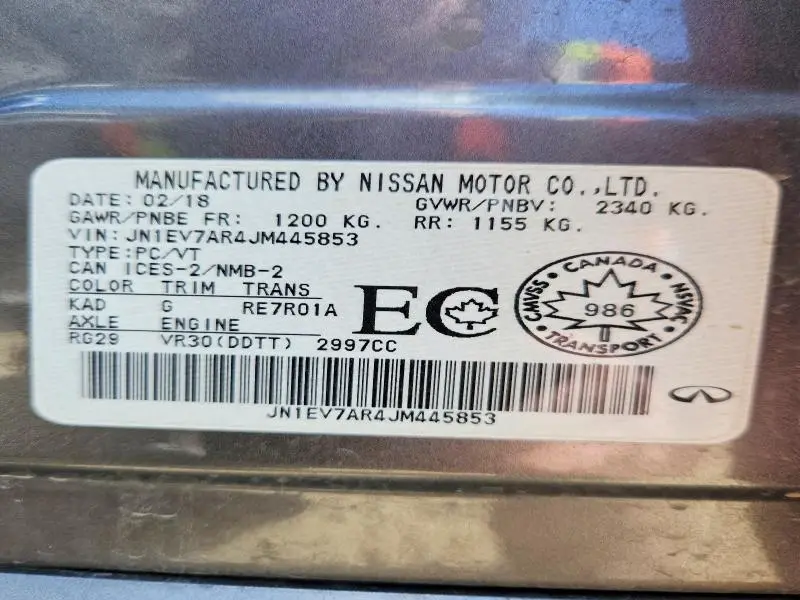 2018 INFINITI Q50   