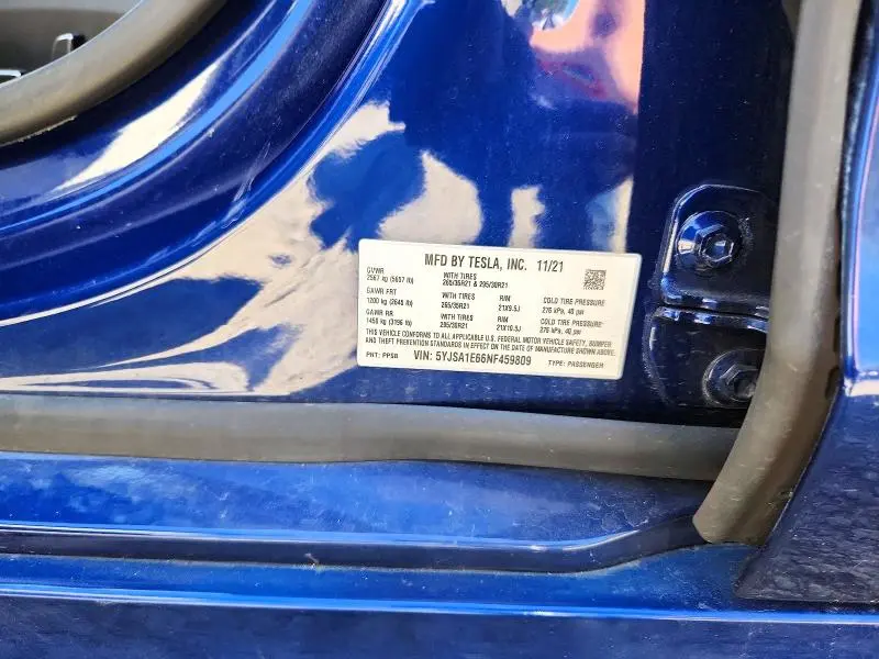 2022 TESLA MODEL S   