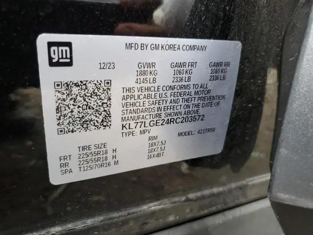 2024 CHEVROLET TRAX 1RS  