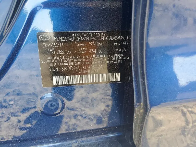 2020 HYUNDAI ELANTRA VALUE EDITION  