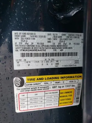 2024 FORD EXPEDITION MAX LIMITED  