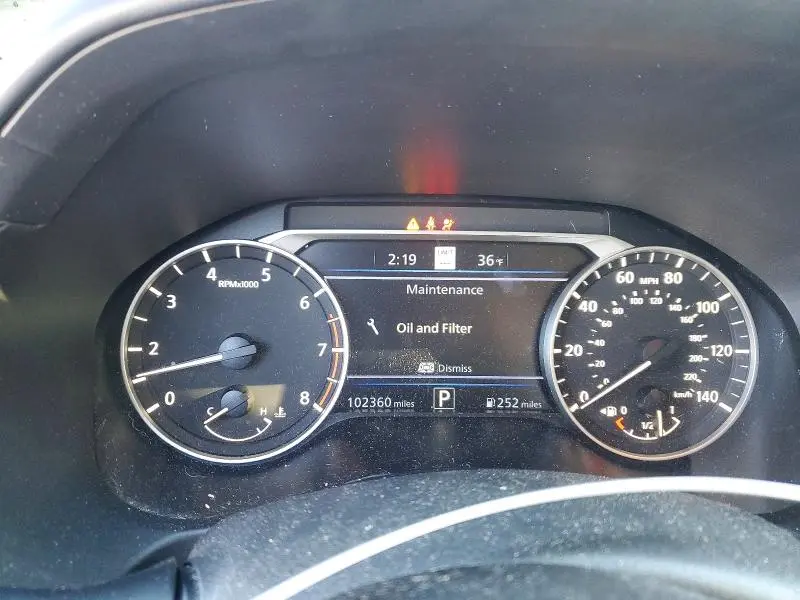 2019 NISSAN ALTIMA 2.5 SL  