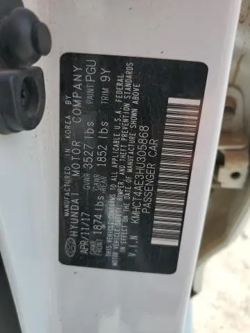 2017 HYUNDAI ACCENT SE