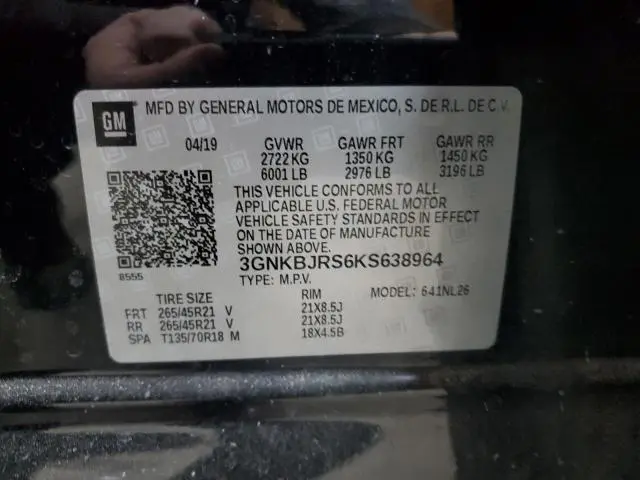 2019 CHEVROLET BLAZER RS  