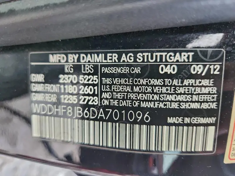 2013 MERCEDES-BENZ E 350 4MATIC  