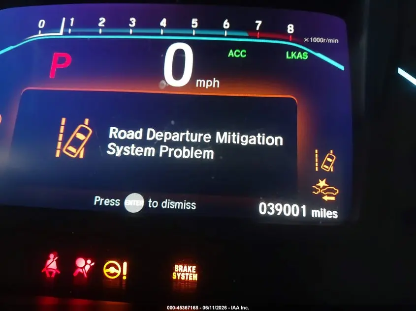 2020 HONDA ODYSSEY EX-L/EX-L W/NAVI   RES